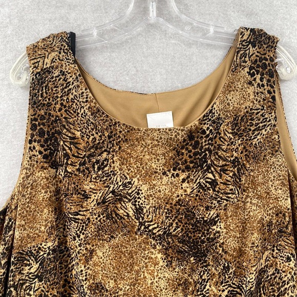 Animal Print Long Maxi Dress Womens‎ 24W Sleeveless - Picture 5 of 12